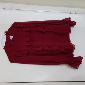 Rachel Parcell red blouse